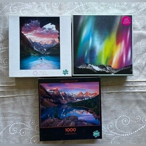 Colorful Puzzles. Lot of 3.